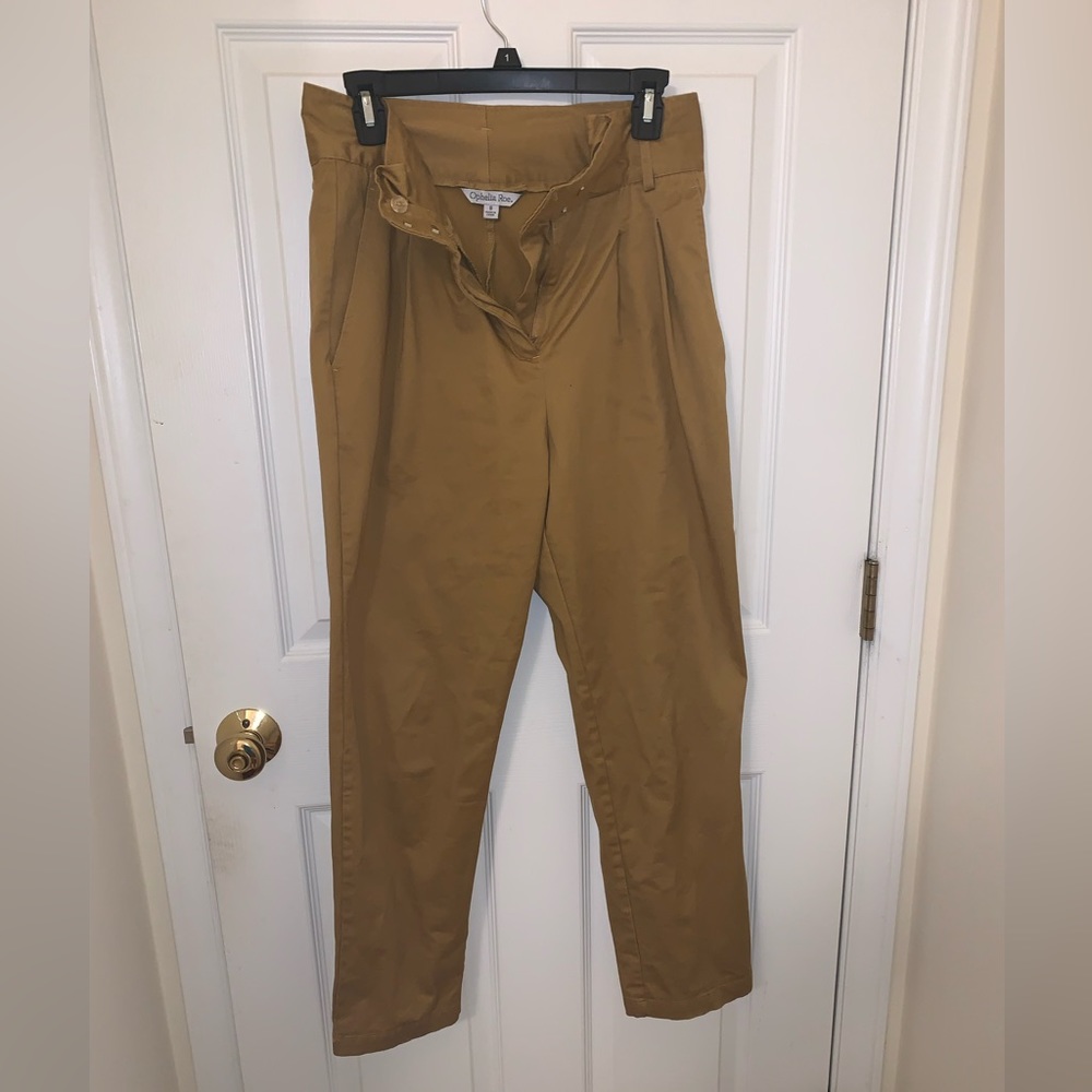 Ophelia Roe Women’s Khaki Work Pants Size 8